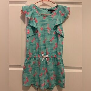 *used once* nautica girls patterned romper